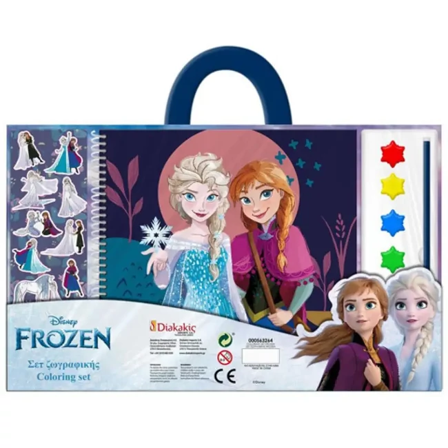 Disney: Jégvarázs 2. Színező füzet vízfestékkel és matricákkal