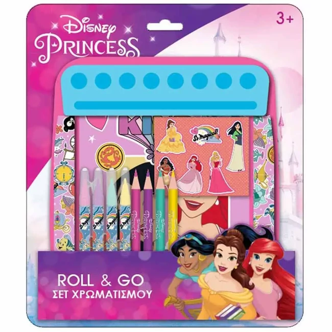 Luna: Roll&Go Disney Hercegnők színező szett