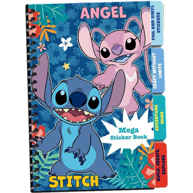 Luna: Disney Stitch Mega matricás füzet