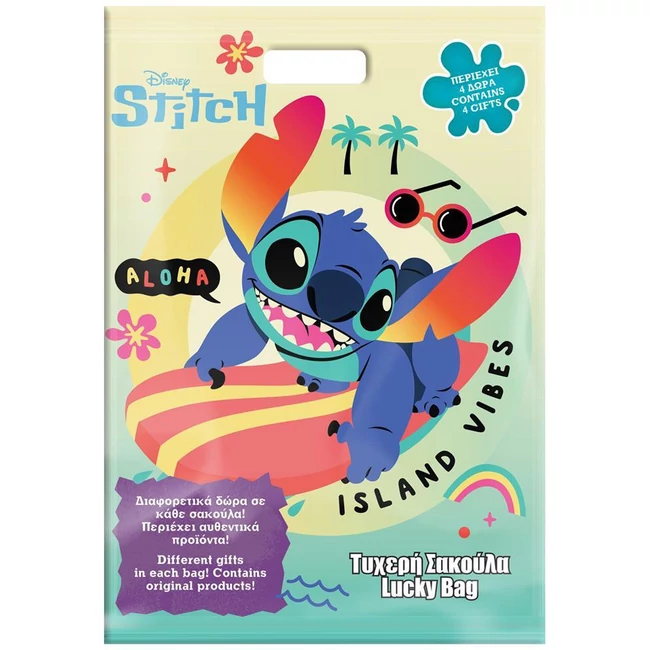 Luna: Disney Stitch meglepetés tasak 29×40 cm