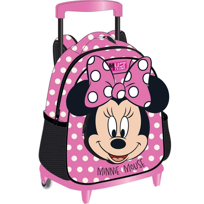 Luna: Must Team Minnie egér gurulós ovis hátizsák 27×10×31 cm