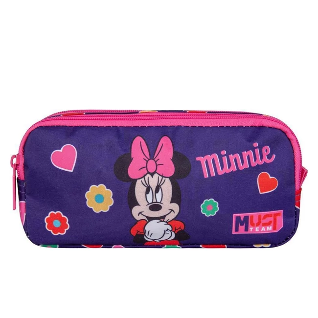 Luna: Must Team Cuki Minnie egér 2 szintes henger alakú tolltartó 21×6x9 cm