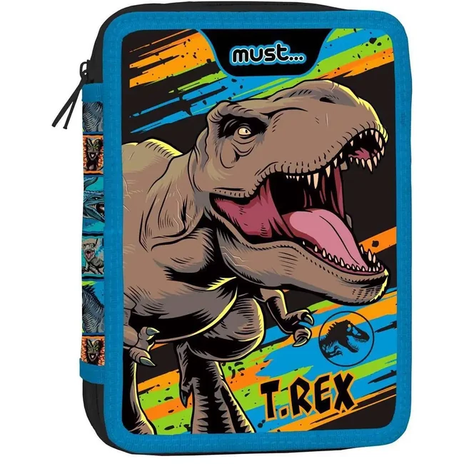 Must – Jurassic World: T-Rex emeletes töltött tolltartó 15×21 cm