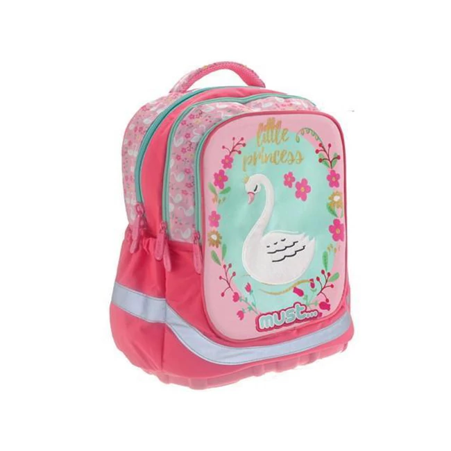 Must: Hattyús ergonómikus iskolatáska, hátizsák 30×16×42 cm