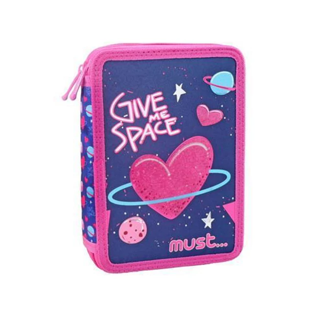 Space Heart kihajtható töltött tolltartó