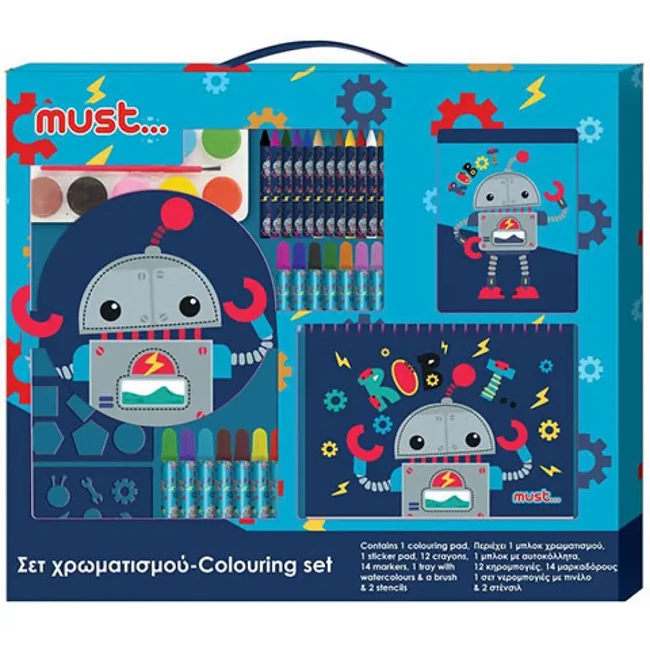 Must… Robot színező szett 54×47 cm
