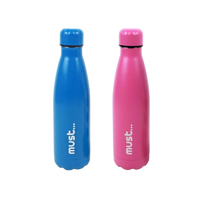 Must… Duplafalú fémkulacs 500ml kétféle változatban