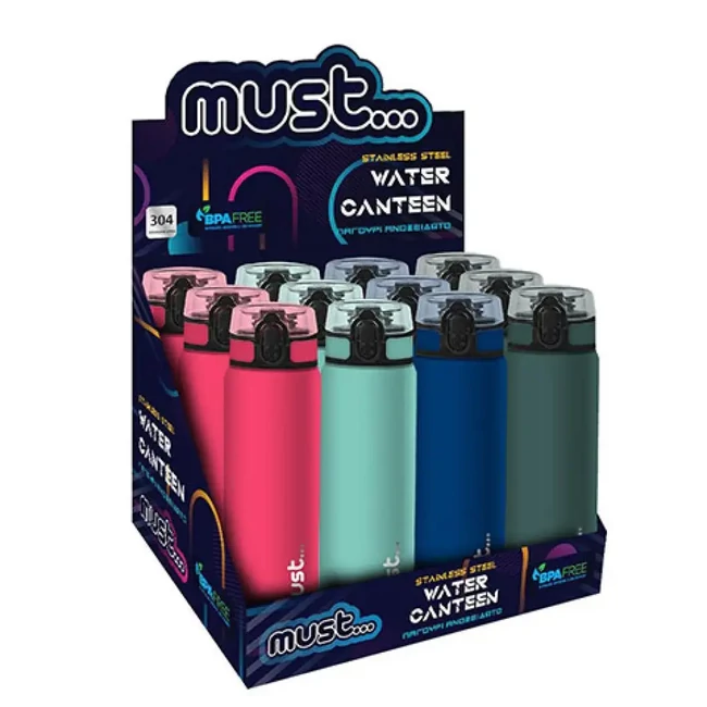 Must Pagouri fém kulacs 650ml többféle változatban