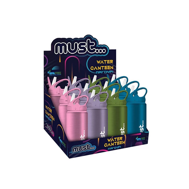 Must… Csőrös Alumínium kulacs 500ml többféle változatban