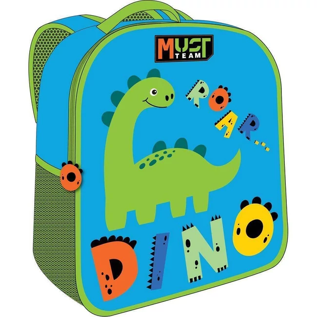 Luna: Must Team 3D dinoszaurusz mintás ovis hátizsák 26×10×32 cm