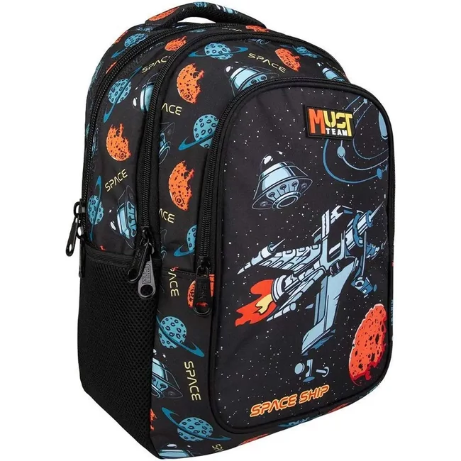 Luna: Must Team Xpression űrhajós 3 rekeszes iskolatáska, hátizsák 32×18×43 cm