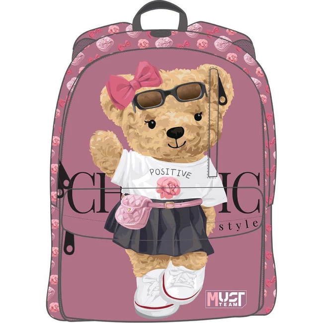 Luna: Must Team Chic Style lekerekített iskolatáska, hátizsák 32×17×42 cm
