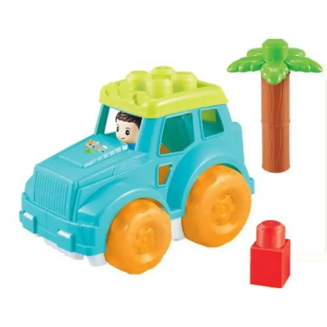 Blocks Maxi: Terepjáró építőjáték 10 db-os szett
