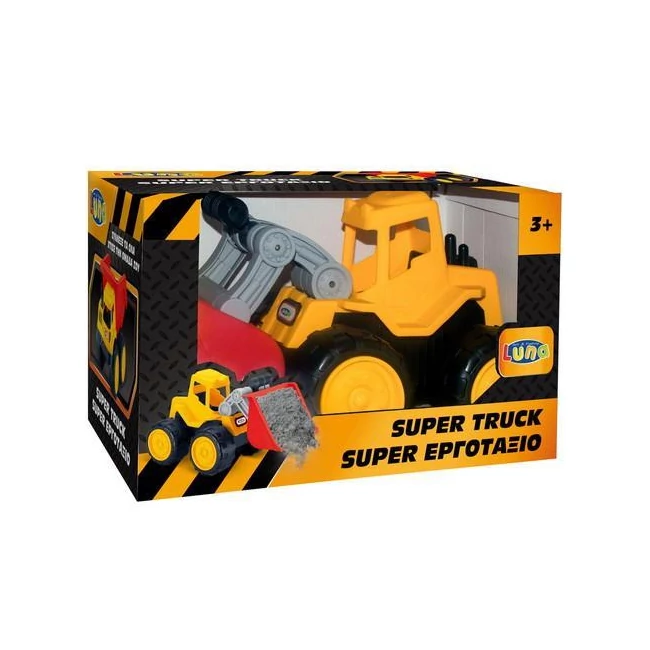 Super Truck sárga buldózer 35×19×21,5 cm