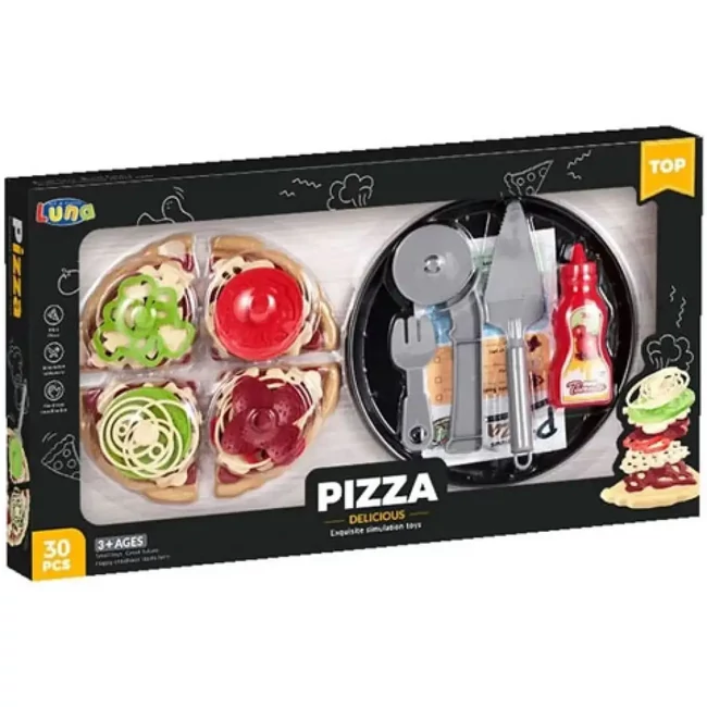 Pizzakészítő játékszett 30 db-os