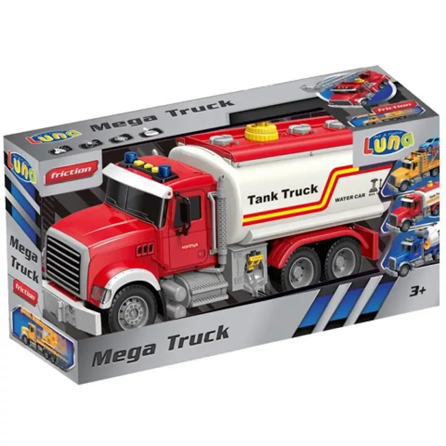 Mega Truck: Tartályos kamion fénnyel és hanggal 40×14×21 cm