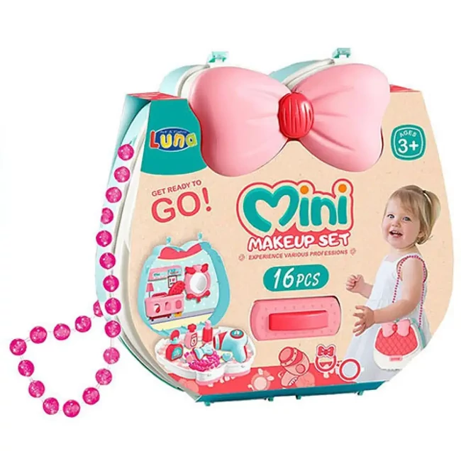 Mini smink játékszett kistáskában 16 db-os
