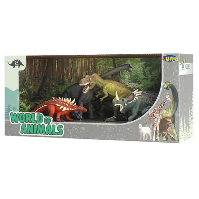 World Of Animals: Dinoszauruszok 4 db-os játékszett