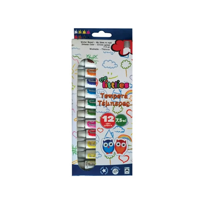 Tempera készlet 7,5ml 12 db-os