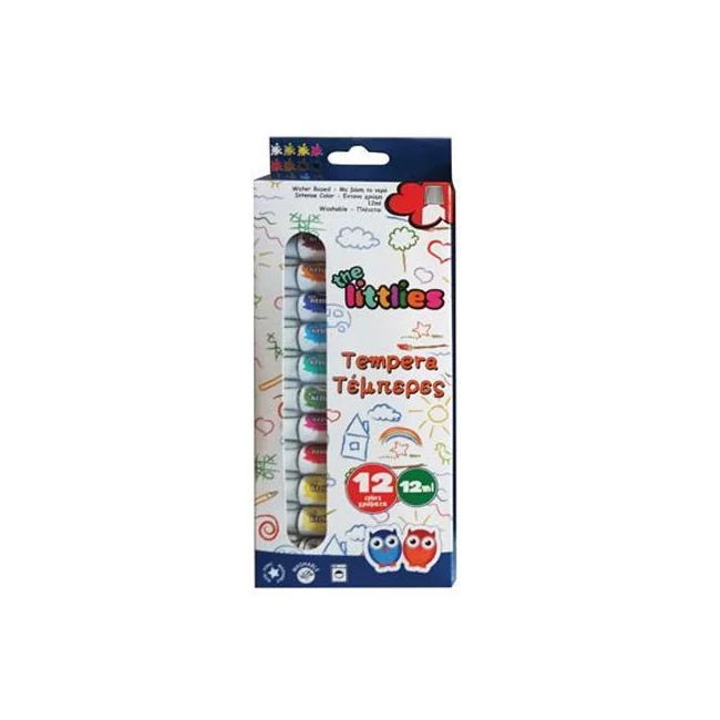 Színes tempera készlet 12 db 12ml