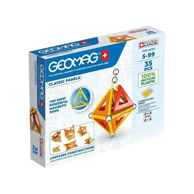Geomag Green Line Classic Panels mágneses építőjáték 35 db-os