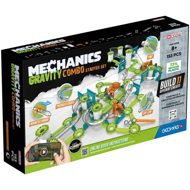Geomag: Mechanics Gravity Recycled Kezdő szett 153 db