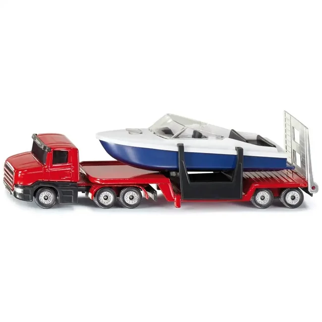 SIKU Kamion motorcsónakkal játékszett 1/87