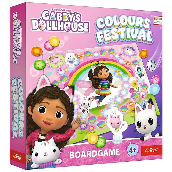 Gabi babaháza: Colours Festival társasjáték – Trefl
