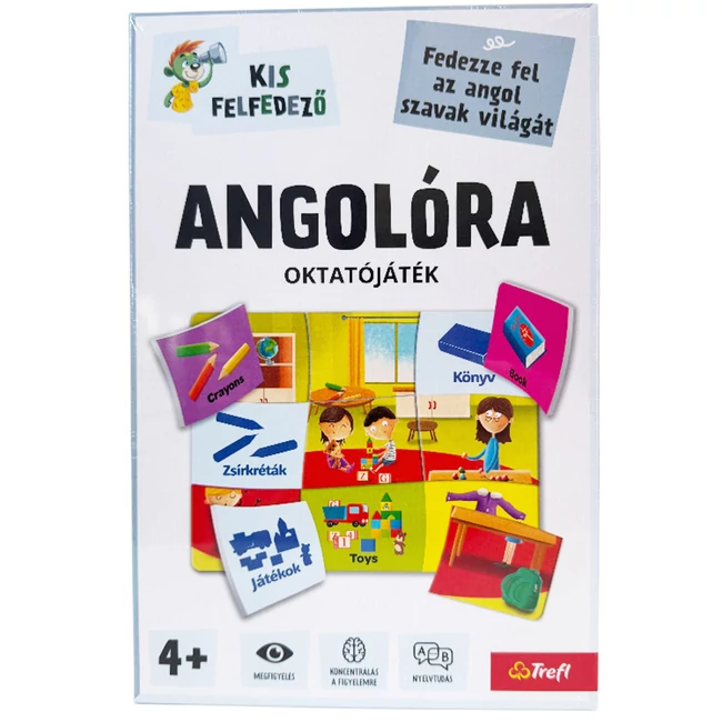 Kis felfedező: Angolóra oktatójáték új kiadás - Trefl