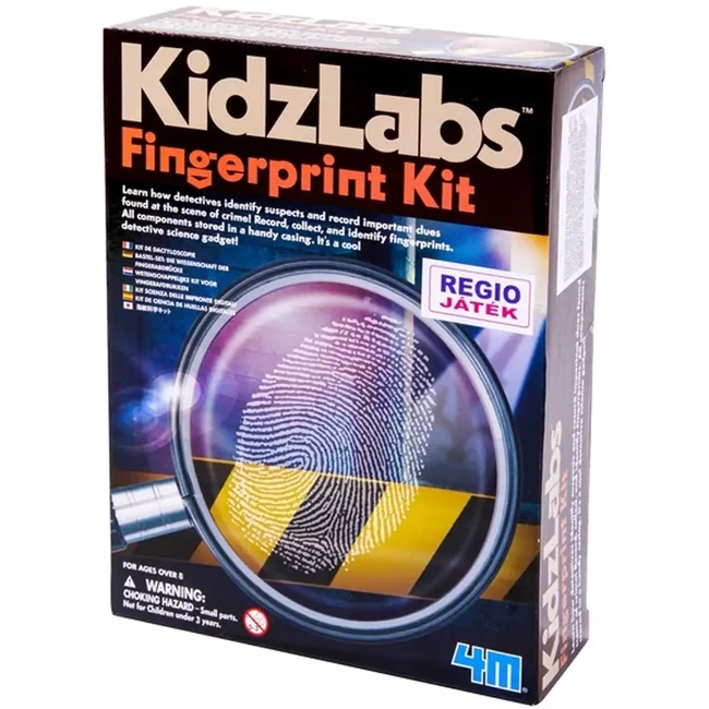 KidzLabs Ujjlenyomat Rögzítő Készlet – Legyél Te is nyomozó!