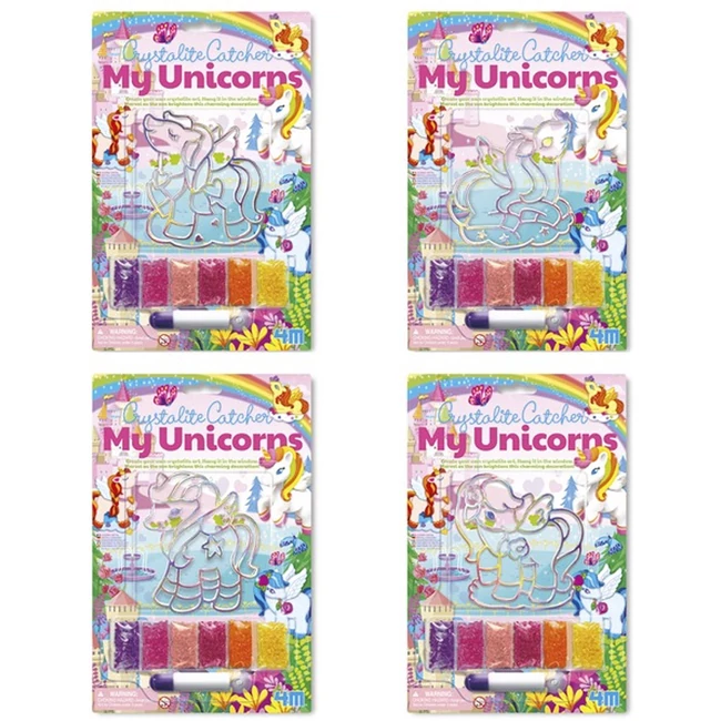 Unikornis kristálykép készítő kreatív szett többféle változatban 1 db