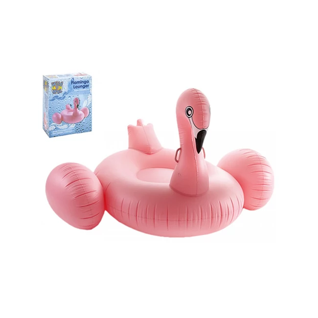 Flamingó felfújható úszósziget 150×154×95 cm
