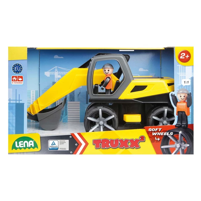 LENA: Truxx 2 Kotrógép dobozos 35 cm