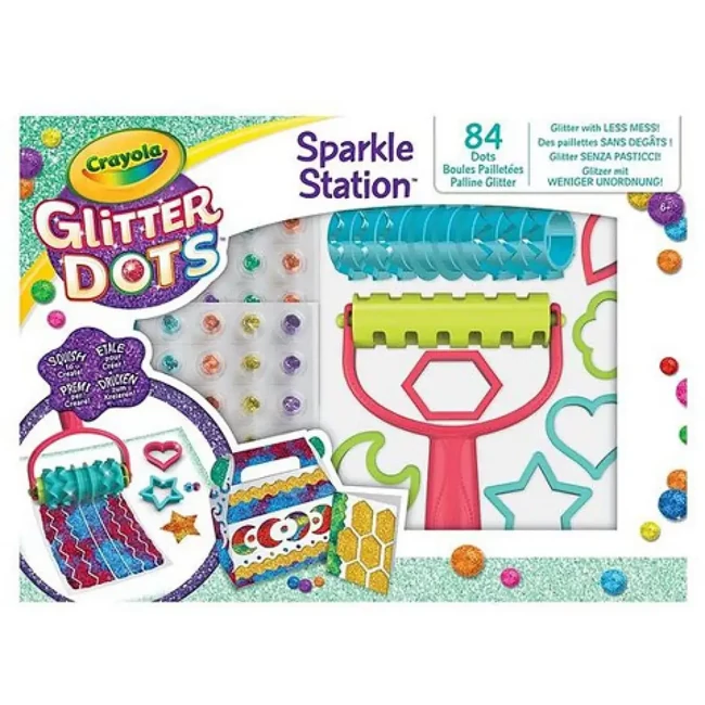 Crayola: Glitteres Dekorgyöngyök – Csillámos kreatív szett