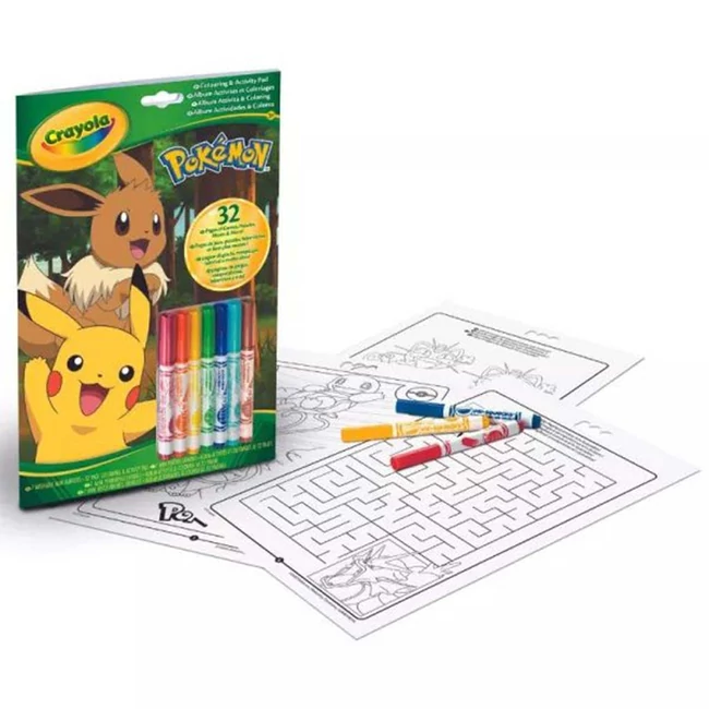 Crayola: Color &amp; Activity – Pokémon foglalkoztató