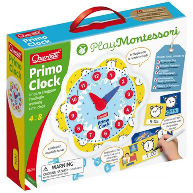 Quercetti: Montessori Primo Clock oktató játék