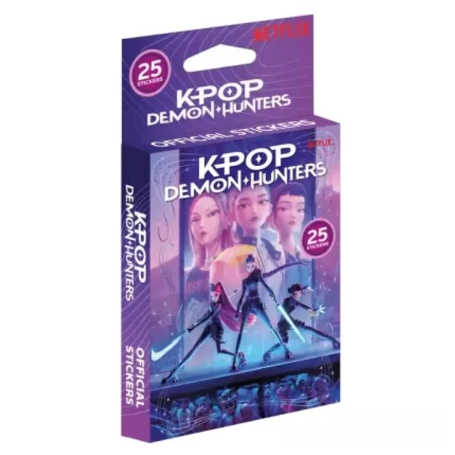 K-Pop démonvadászok gyűjthető matricák szupercsomagban - 5 x 5 db matrica