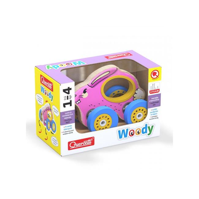Quercetti: Woody fa gurulós nyuszi