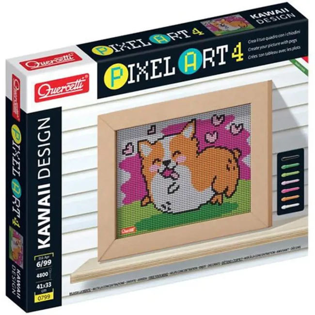 Quercetti: Pixel Art 4 Kawaii Corgi pötyi