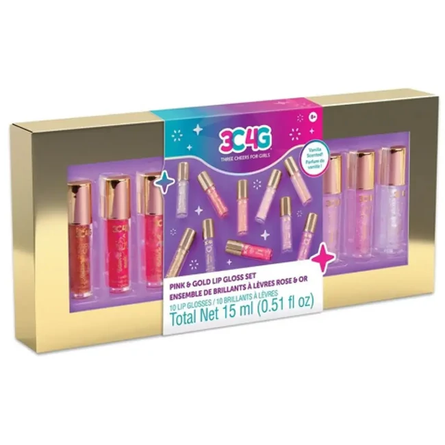 Make it Real: 3C4G pink és arany 10 db-os szájfény szett