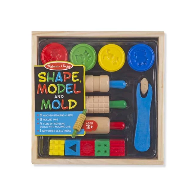 Gyurmaformázó készlet fa dobozban – Melissa &amp; Doug