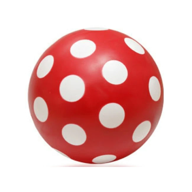 Pöttyös labda matt 11cm-es