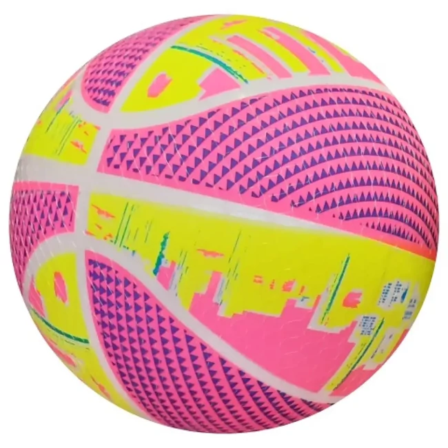 Neon kosárlabda mintás gumilabda 22 cm-es több változatban