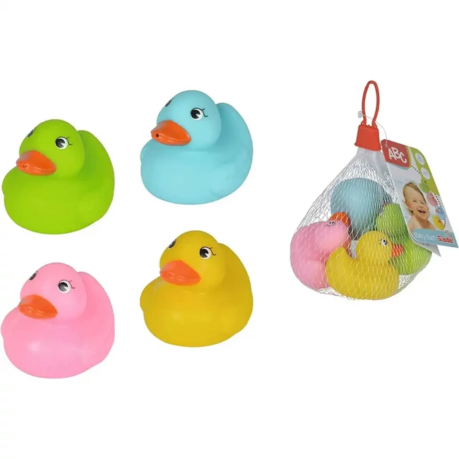 Kacsás puha fürdőjáték 4 db-os szett – Simba Toys
