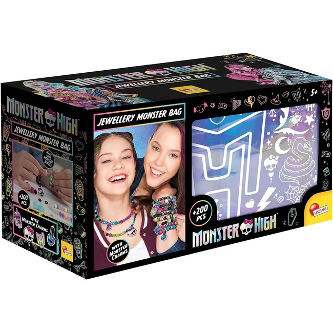Monster High Rémszer ékszerkészítő szett Rémtáskában – Lisciani