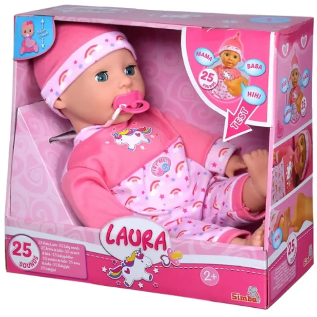 Laura baba hanggal és cumival – Simba Toys
