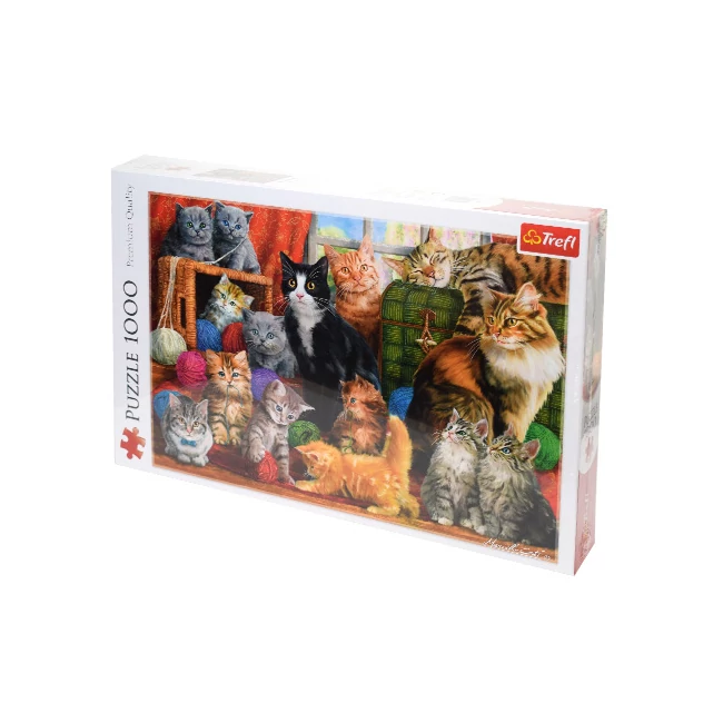 Macska találkozó 1000 db-os puzzle – Trefl