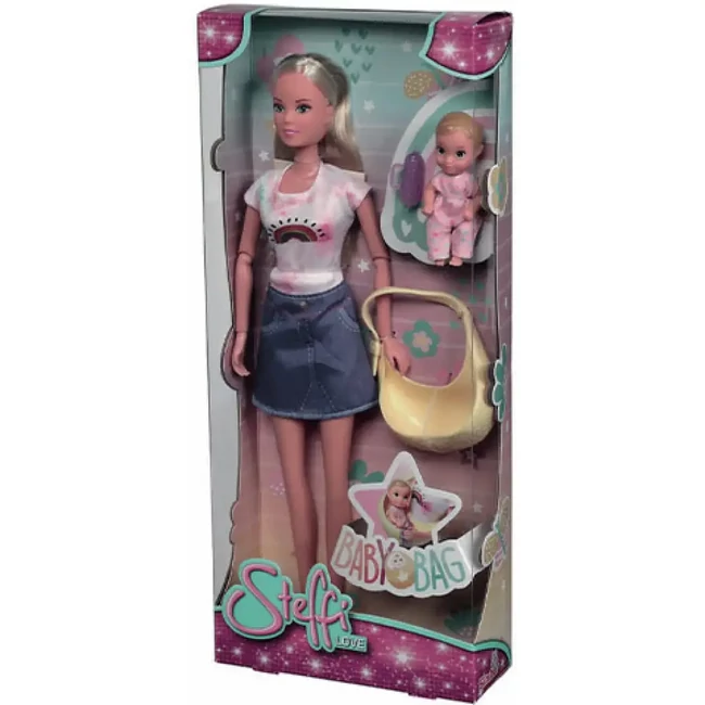 Stefii Love: Stefi baba babahordozóval játékszett – Simba Toys