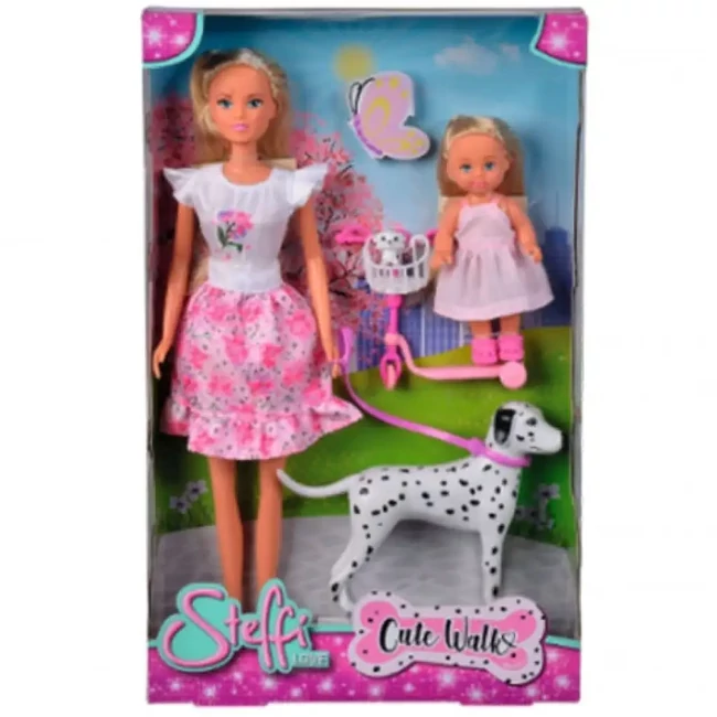 Steffi Love baba cuki kutyasétáltatás – Simba Toys