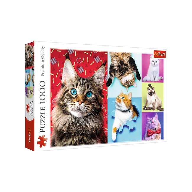 Boldog cicák 1000 db-os puzzle – Trefl